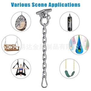 Eda Swing Hooks Stainless Steel Heavy Duty With Chains For Hammocks And Swing <b>Chairs</b> Outdoor Use - Product Image 4