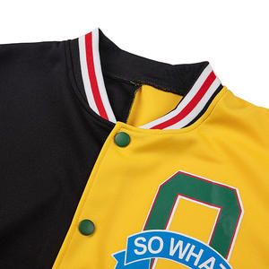 XS 4XL surdimensionné dames manteau d'hiver mode Streetwear couleur Baseball veste automne grande taille Bomber vestes pour les femmes - Product Image 5