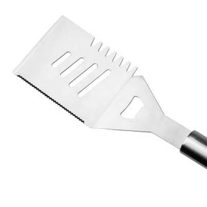 Ensemble de barbecue en acier inoxydable antiadhésif pour l'extérieur, ustensiles de grillade, outils de pique-nique, 18 pièces, logo personnalisé - Product Image 1
