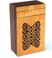 Caja de rompecabezas de madera con cerradura secreta, caja de laberinto de esguince, para regalo de dinero, tarjetas, joyería o objetos pequeños