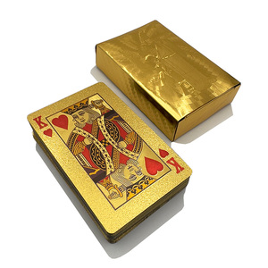 Cartas de Juego de Plástico Personalizadas de Arabia Saudita, Proveedor de Cartas de Juego de PET Resistentes al Agua con Lámina Dorada Personalizada - Product Image 3