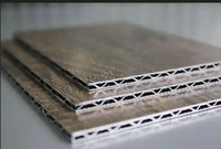 Panneaux composites en aluminium tridimensionnels, résistants aux intempéries et à la corrosion, disponibles en différentes couleurs