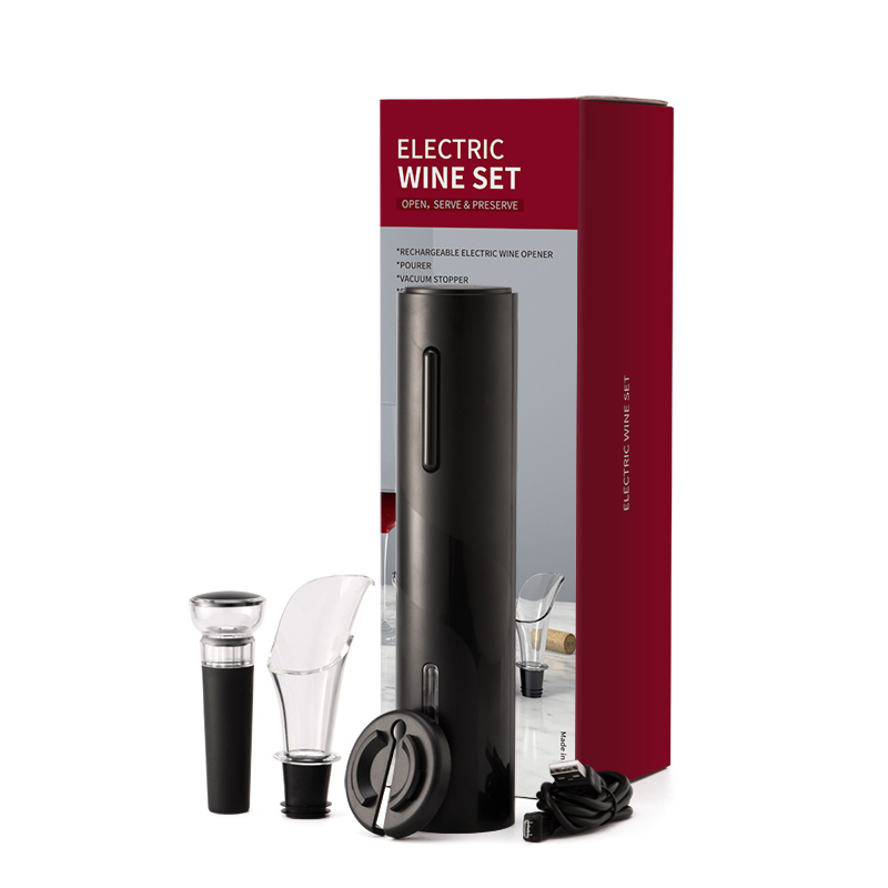 Dactylographiez à C l'ensemble rechargeable d'ouvreur de vin