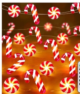Christmas Santa Sleigh Plane <b>LED</b> <b>Light</b> Strings Warm White Indoor Outdoor Decoration 2700K Plastic IP44 - Product Image 6