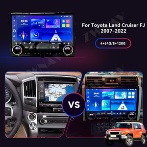 ZWNAV pantalla táctil de 15 pulgadas para Toyota Land Cruiser FJ 2017-2022 sistema <span class=keywords><strong>Android</strong></span> Auto Radio Estéreo REPRODUCTOR DE DVD para coche navegación GPS - Product Image 4