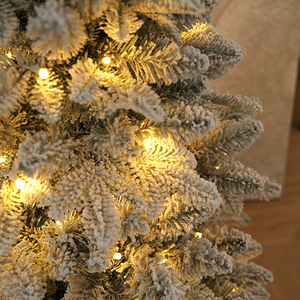 New Style Banana <b>Leaf</b> PE & PVC Mixed Potted Christmas Tree Ornament, for Living Room & Bedroom Decoration - Product Image 4