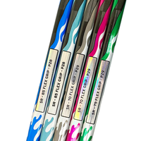 Bâton de hockey sur glace en carbone 24K haute performance, motif ondulé sur l'axe et la lame, bâton composite durable pour les tournois de ligue sur glace