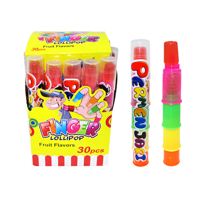 Halal сладкий леденец на палец конфеты с 4 фруктовыми вкусами