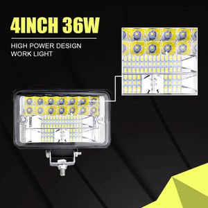 Projecteur de travail LED carré 4 pouces en gros, haute qualité, puissant, lumineux, 36W, étanche IP68, ampoule 12V, garantie 2 ans - Product Image 3