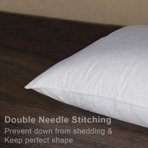 Gối Lông Ngỗng Trắng-Gối Lông Vũ-Gối Thay Thế Không Gây Dị Ứng Cho Giường Ngủ Bên Và Lưng - Product Image 5