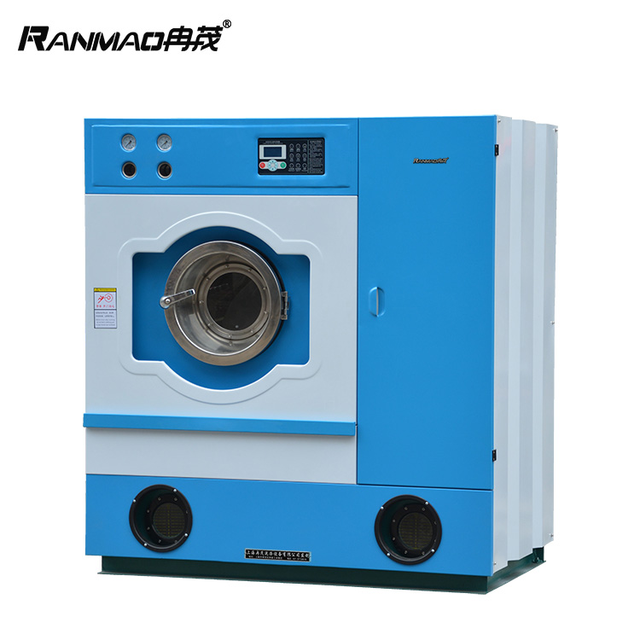 Ranmao 10kg Dry Cleaning Machine with Self-Cleaning Feature 220V/380V 1 Year Warranty for Petroleum-Based Cleaning