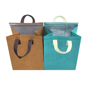 Bolsa Térmica para Entrega de Alimentos de Gran Capacidad, Bolsa Refrigerante Aislada con Asas de Tela para Servicios de Catering y Restaurantes - Product Image 1
