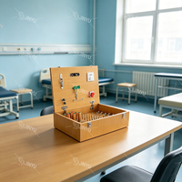 Boîte d'entraînement fonctionnel des doigts, améliore l'opposition des doigts et la coordination œil-main avec des accessoires d'entraînement pour la vie quotidienne