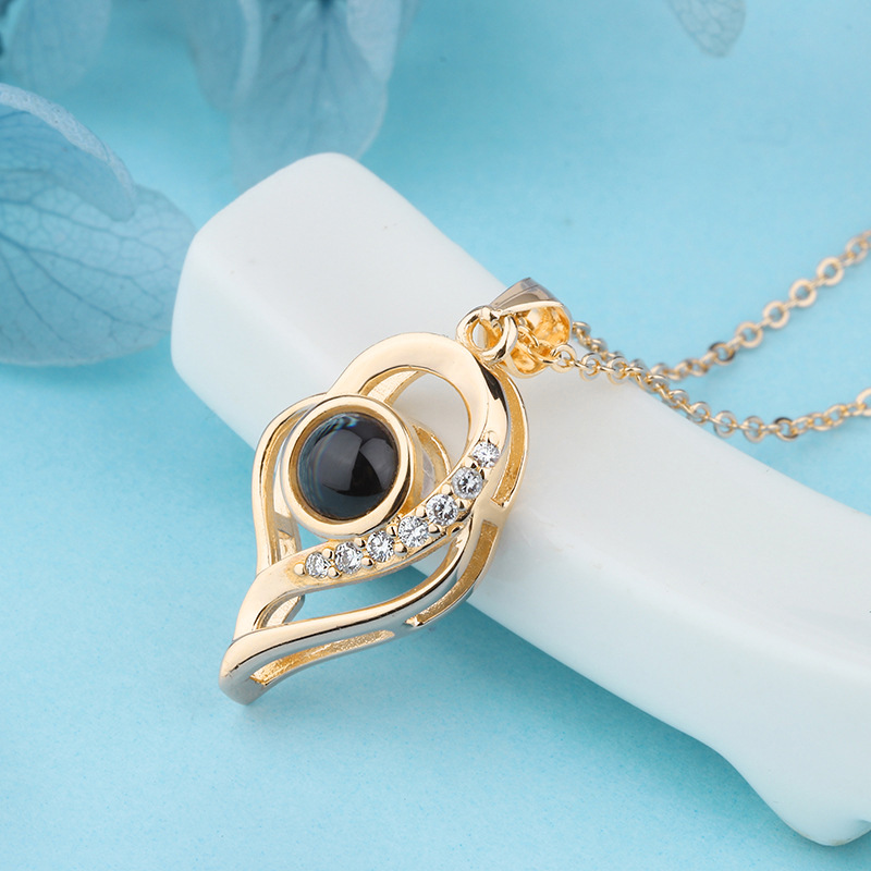 S925 หัวใจคู่บิดทอง