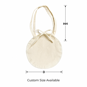 Sac fourre-tout en toile avec poignée en corde, personnalisable avec logo, écologique, résistant, couleur crème, vente en gros - Product Image 5