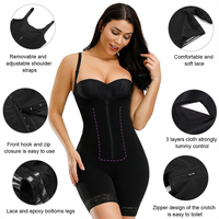 Shaper Colombianas HEXIN Diseño Ganchos ajustables y cremallera Mujeres Fat Tummy Control Lencería Cintura alta Hip Enhancer Shapewear