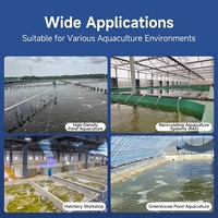 Souffleur à lobes industriel haute pression, aérateur à trois lobes pour aquaculture en recirculation (RAS) et élevage de poissons et crevettes à haute densité