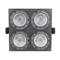 Mini projecteur matriciel LED RGBW 4x30W DMX à activation sonore pour DJ, éclairage de scène, mariage et fête