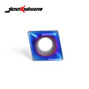 Jeekvisen CCMT060204 JZ Nano Blue Coating Turning Insert for Steel <b>Cemented</b> <b>Carbide</b> Milling Machine Inserts Cast Iron Type Model APMT - Product Image 5