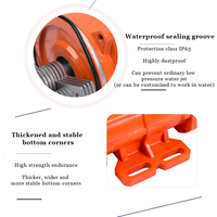 60W 1-Phasen-Industrie-Vibratormotor 110V/220V Bürstenloser Exzenter IP66 DC 12V 24V Kleiner wasserdichter Beton vibrator