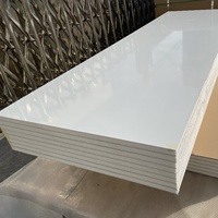 Panneaux sandwich en aluminium isolés pour chambre froide, ignifuges, écologiques, en laine de roche, EPS, PIR, polyuréthane