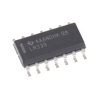 Nouveaux comparateurs analogiques originaux, quad différentiels, 4 canaux, 2V à 30V, SOIC-14, LM339D, circuits intégrés de comparateurs analogiques