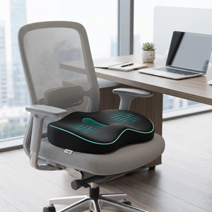 Z Breathable Ergonomic <b>Seat</b> <b>Cushion</b> W Shaped Support Pillow Hollow Center <b>Cushion</b> for Driving Office Home Wheelchair - Product Image 6