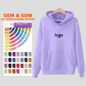 Sweat à capuche personnalisé pour femme, 100% coton French Terry, poids lourd, coupe oversize, épaules tombantes, style streetwear, pull uni - Product Image 1