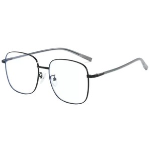 Montures de lunettes rectangulaires anti-lumière bleue 31204 pour femmes, monture complète, verres PC, lunettes pour myopie avec fil doré brun - Product Image 5