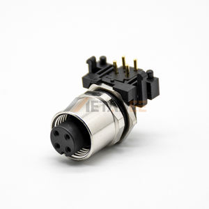 Enchufe hembra M12 de 5 pines en ángulo recto para aplicaciones de automatización industrial - Product Image 1