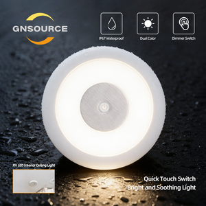 Lumière <span class=keywords><strong>LED</strong></span> à dôme en PC, étanche IP67, avec couvercle givré, en aluminium bicolore, différentes tailles au choix, <span class=keywords><strong>pour</strong></span> le plafond intérieur des <span class=keywords><strong>camping</strong></span>-cars et des fourgonnettes - Product Image 4