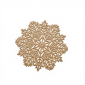 Sous-verres modernes en PVC doré, écologiques, pour la maison, l'hôtel, la décoration de restaurant occidental, antidérapants, isolation thermique, cuisine chaude - Product Image 4