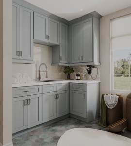 Armários de Cozinha em Madeira Maciça Padrão Americano Personalizáveis para Blocos de Montar - Product Image 2