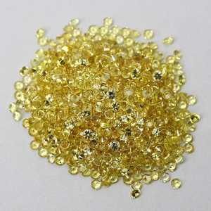 Zafiro Suelto Natural de Alta Calidad, 3mm, Facetado, Mineral, Amarillo Blanco, Forma Personalizada, Color Natural, Pulido Forever Star - Product Image 2