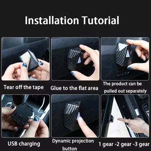 Năng động USB phí phổ <span class=keywords><strong>Led</strong></span> Logo ánh sáng Cửa xe máy chiếu cửa xe chào đón ánh sáng với di chuyển hình ảnh hoạt hình - Product Image 6