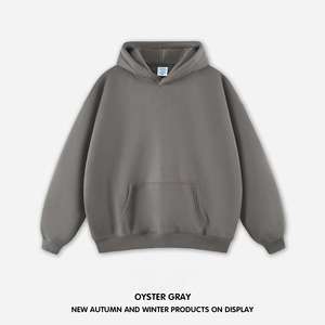 <span class=keywords><strong>Felpa</strong></span> con Cappuccio Nera Personalizzata OEM ODM con Stampa Ragnatela, Streetwear da Uomo, Pullover Oversize, Produzione all'Ingrosso - Product Image 5