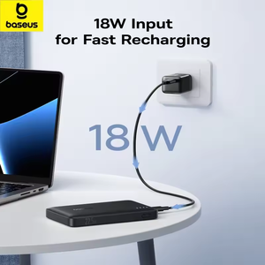 <span class=keywords><strong>Baseus</strong></span> Cargador Portátil, <span class=keywords><strong>Batería</strong></span> <span class=keywords><strong>Externa</strong></span> de Carga Rápida, 22,5 mAh, QC, PD, iPhone 16, 15, Samsung Xiaomi, 10000 W - Product Image 2