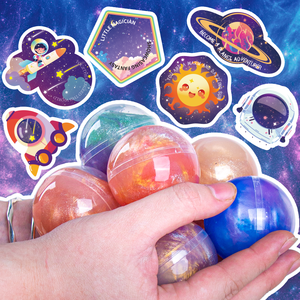 Bolas de Slime Galaxy a Granel - Slime Elástico No Pegajoso para Aliviar el Estrés, Recuerdos para Fiestas, Juguetes Seguros para Niños, para Suministros de Fiesta y Venta al por Mayor - Product Image 4