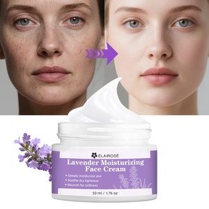Nueva Crema Facial Calmante de Lavanda para Dormir, Reparación Nocturna e Hidratación, Productos para el Cuidado de la Piel con Logotipo Personalizado, MOQ Bajo - Product Image 1