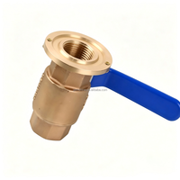 Meistverkauftes Messing-Kupfer Marine-Hardware Bronze-Legierung PN25 Industrieventil Schwimmkugelventil mit Gewindeanschlüssen Vollbohr-Kugelventil