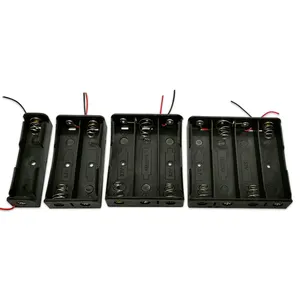 Battery Holder case 1.5V AA AAA 21700 18650 battery holder box with wire for battery pack