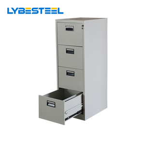 Armoire à dossiers verticale en acier à 4 tiroirs, armoire à dossiers latérale avec serrure à clé pour bureau, maison, hôtel, salle de sport, école, atelier - Product Image 4