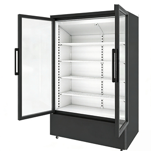 Puerta de Vidrio Templado para Cuarto Frío, Comercial, Transparente, de Doble Temperatura, con Enfriamiento por Aire, Suministro de Fábrica - Product Image 2