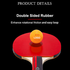 123sports Offre Spéciale-<span class=keywords><strong>raquette</strong></span> <span class=keywords><strong>de</strong></span> Tennis <span class=keywords><strong>de</strong></span> Table <span class=keywords><strong>de</strong></span> niveau <span class=keywords><strong>de</strong></span> Performance, ensemble <span class=keywords><strong>de</strong></span> balles <span class=keywords><strong>de</strong></span> <span class=keywords><strong>Ping</strong></span>-<span class=keywords><strong>Pong</strong></span> avec caoutchouc approuvé pour le jeu <span class=keywords><strong>de</strong></span> tournoi - Product Image 6