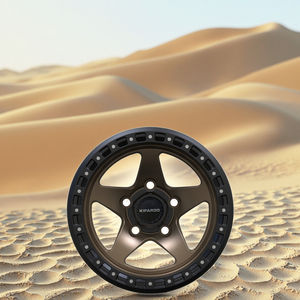 Киппардо, кованые 17-дюймовые Внедорожные колеса из алюминиевого сплава с замком, не Передняя и задняя конфигурация для Toyota Land Cruiser - Product Image 5