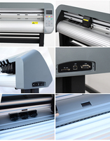 Mejor Proveedor Nuevo Plotter de Corte de Vinilo Semiautomático Ayf de 720mm (28'') para Láminas, Cortador de Aluminio AC 220V con Tinta UV 100W, 1 Año de Garantía