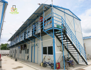 Chi phí thấp 3 phòng ngủ nhanh cabine nhà sàn kế hoạch prefab xây dựng EPS Sandwich Panel mái lao động Thuộc Địa trong nhà kho chỗ ở - Product Image 6