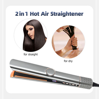 RUCHA Lisseur et sèche-cheveux haute vitesse 1300W avec protection contre la surchauffe et réglage de la température