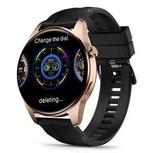 APP dial push Ai asistente de voz Podómetro HK4HERO Smart fitness Tracker AMOLED relojes digitales reloj inteligente