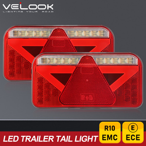 Feux arrière LED <span class=keywords><strong>pour</strong></span> remorque, homologués ECE, étanches, <span class=keywords><strong>pour</strong></span> remorque, fourgonnette, camion - Product Image 2